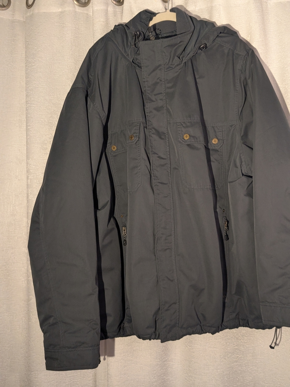 Men's Hooded Utility Jacket SwissTech 3XL 54-56 Grey